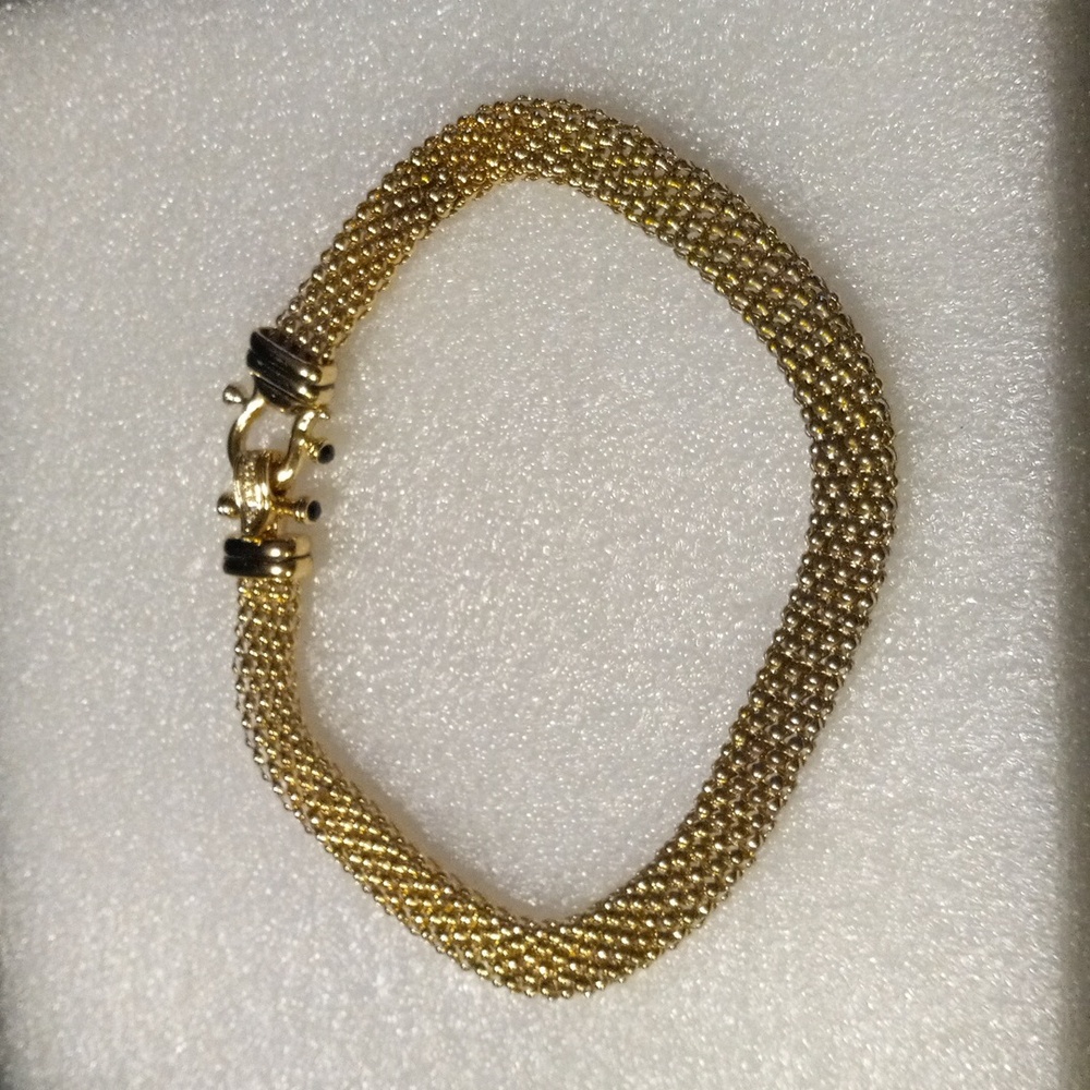 Vintage mesh collar necklace